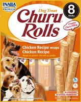 INABA Dog Churu Rolls - Kuře 8 x 12 g
