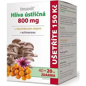 Imunit hlíva ústřičná 800mg rakytníkový olej echinacea 40+20 tobolek
