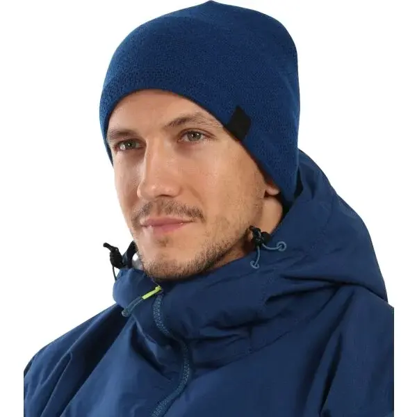 KILPI DRACO Pánská čepice, tmavě modrá, velikost