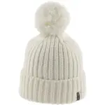 Finmark WINTER HAT Zimní pletená čepice, bílá, velikost UNI