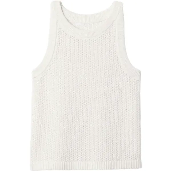 GAP CROCHET Dívčí tílko, bílá, velikost