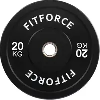 Fitforce PLRO 20 KG x 50 MM Nakládací kotouč, černá, velikost 20 KG