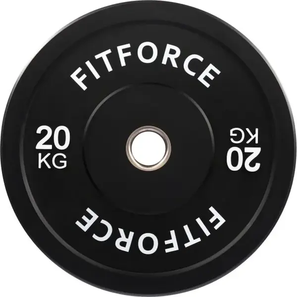 Fitforce PLRO 20 KG x 50 MM Nakládací kotouč, černá, velikost 20 KG