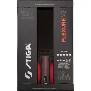 Stiga FLEXURE V2 Ping pongová pálka, černá, velikost