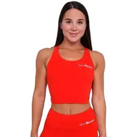 GymBeam BEAT Dámský sportovní top, červená, velikost