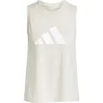 adidas TRAIN ESSENTIALS TRAINING TANK TOP Dámské tílko, béžová, velikost