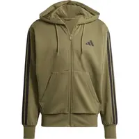 adidas M 3 STRIPES FL FZ HD Pánska mikina, khaki, veľkosť XXL