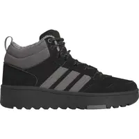 adidas HOOPS 4.0 MID WINTERIZED J Chlapecké zimní tenisky, černá, velikost 38 2/3