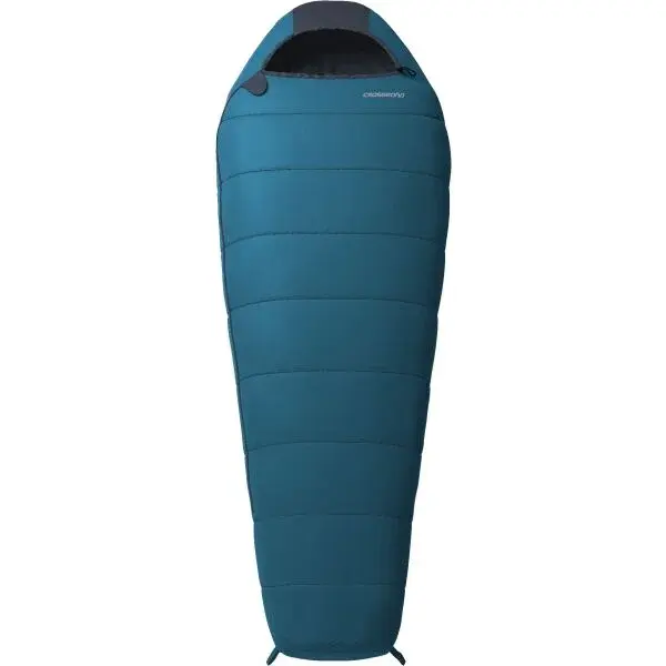 Crossroad BIKE 210 Spací pytel, modrá, velikost 210 cm - pravý zip