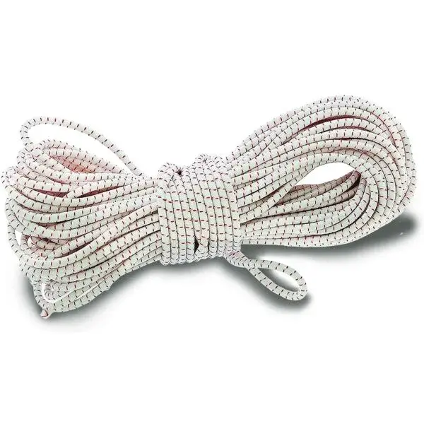 TRIMM TENTS POLES GUM 10 M Náhradní guma ke stanovým tyčím, bílá, velikost