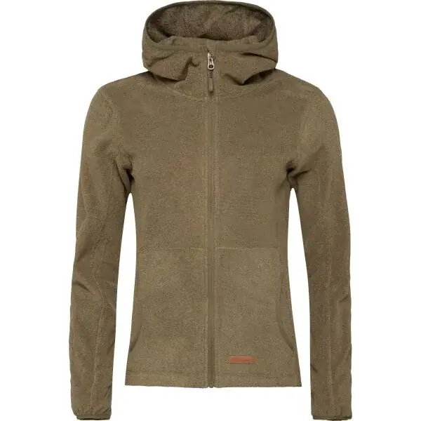 TRIMM NEONA Dámska flísová mikina, khaki, veľkosť