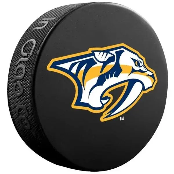 INGLASCO NASHVILLE PREDATORS LOGO BLISTER Fanouškovský hokejový puk, černá, velikost