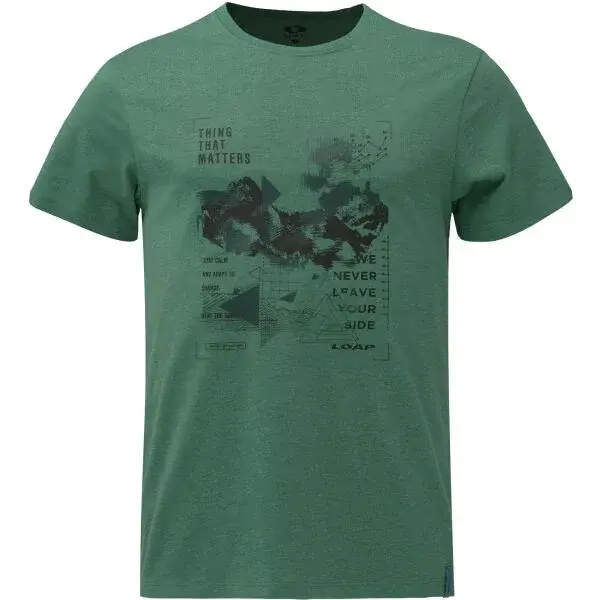 LOAP BORN Pánské tričko, zelená, velikost