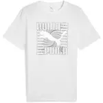 Puma GRAPHIC FOIL TEE Pánské triko, šedá, velikost