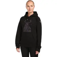 KILPI BELLATRIX Dámská mikina s kapucí, černá, velikost