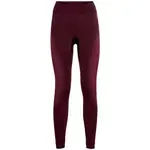 Odlo PERFORMANCE WARM ECO Dámské funkční kalhoty, vínová, velikost