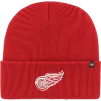 47 NHL DETROIT RED WINGS HAYMAKER CUFF KNIT Zimní čepice, červená, velikost UNI