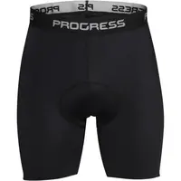 PROGRESS BASIC SHORTS Pánské kraťasy s cyklistickou vložkou, černá, velikost XXL