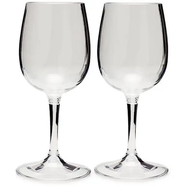 GSI Outdoors NESTING WINE GLASS SET Set skládacích sklenek, transparentní, velikost