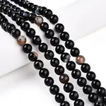 Natural Striped Agate/Banded Agate Beads Strands