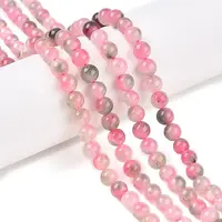 Dyed Natural White Jade Beads Strands