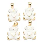 Brass Enamel Pendants