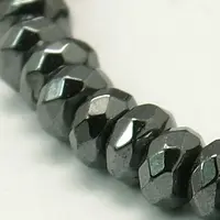 Non-Magnetic Synthetic Hematite Beads Strands