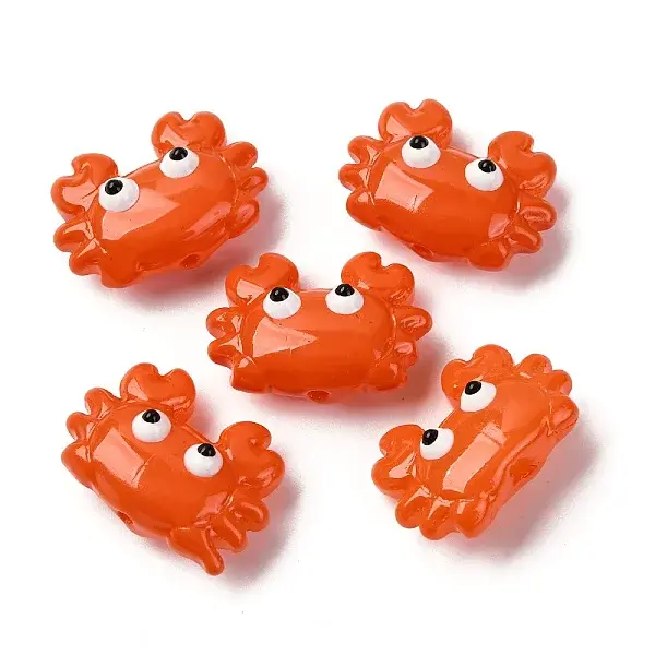 Transparent Glass Enamel Beads