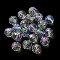 AB Color Plated Glass Beads