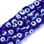 Handmade Evil Eye Lampwork Beads Strands