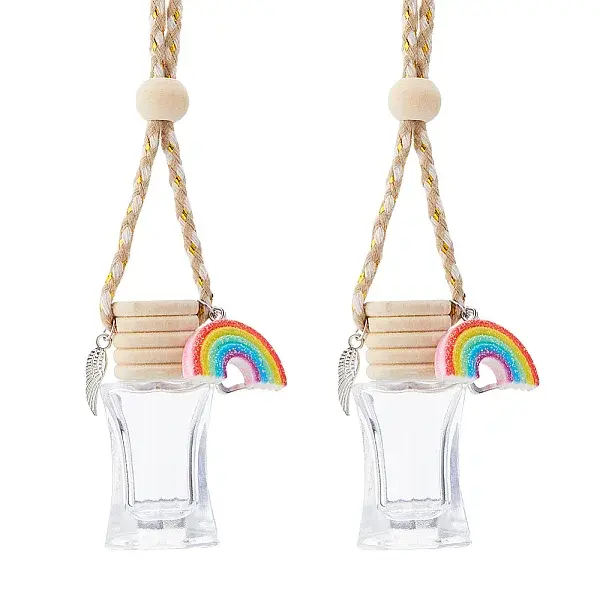 Car Hanging Air Freshener Glass Bottles