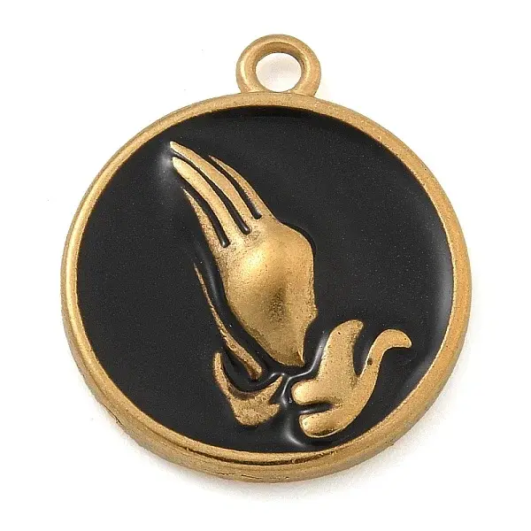 304 Stainless Steel Enamel Pendants