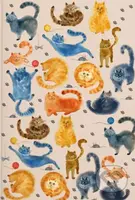 Notes linkovaný A5 lamino Kočky