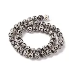 Natural Tibetan 3-Eye dZi Agate Beads Strands