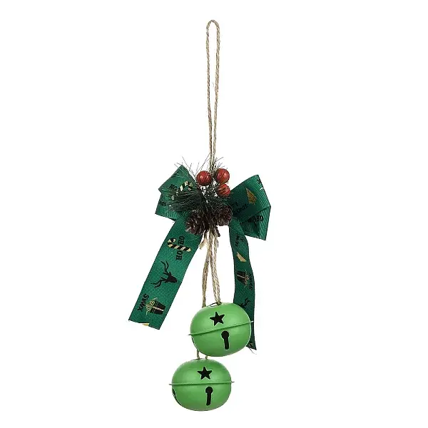 Christmas Theme Cloth Bowknot Pendant Decorations