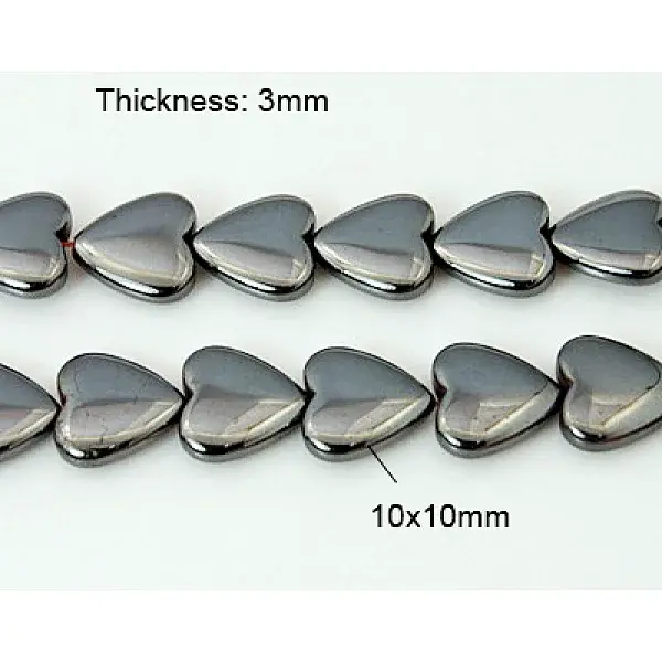 Non-Magnetic Synthetic Hematite Bead Strands