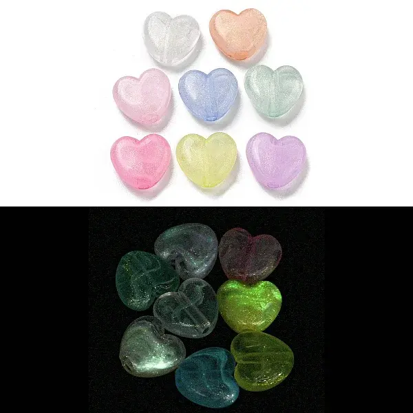 Luminous Transparent Acrylic Beads