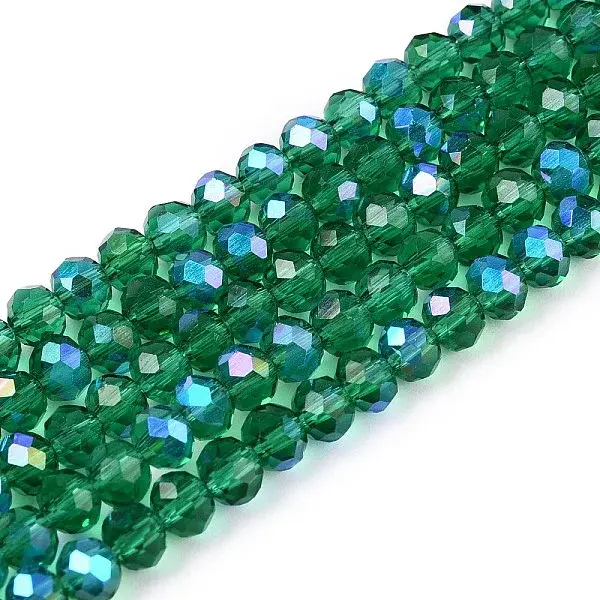 Electroplate Glass Beads Strands