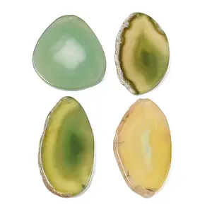 Natural Agate Slices Big Pendants