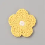 Two Tone Polyester Knitted Ornament Accessories