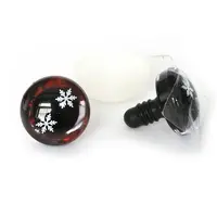 Snowflake Pattern Plastic Doll Safety Craft Eye