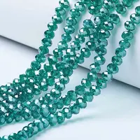 Electroplate Glass Beads Strands