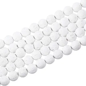 Synthetic Lava Rock Beads Strands