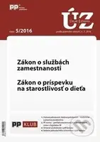 Úplné znenia zákonov 5/2016 (Zákon o službách zamestnanosti, Zákon o príspevku na starostlivosť o dieťa)