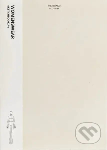 Fashionary Womenswear Sketchbook A4 - kniha z kategorie Jiné diáře a zápisníky
