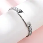 304 Stainless Steel Glass Link Chain Bracelets