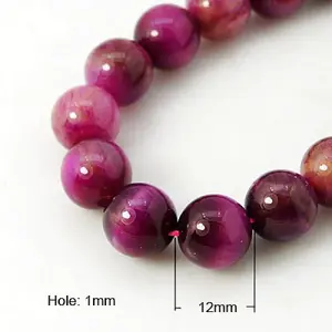 Natural Rose Tiger Eye Beads Strands