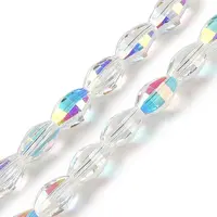 Electroplate Glass Beads Strands
