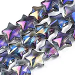 Electroplate Glass Beads Strand