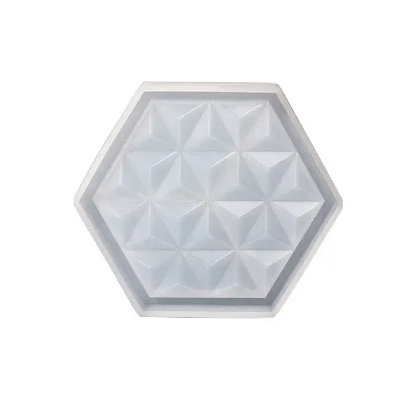 Hexagon Shape Cup Mat Silicone Molds